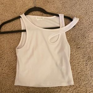 Lovers + Friends white tank